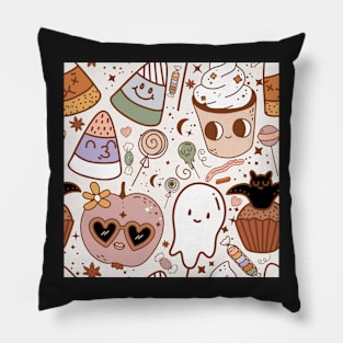 Spooky Cute Trick Or Treat Pillow