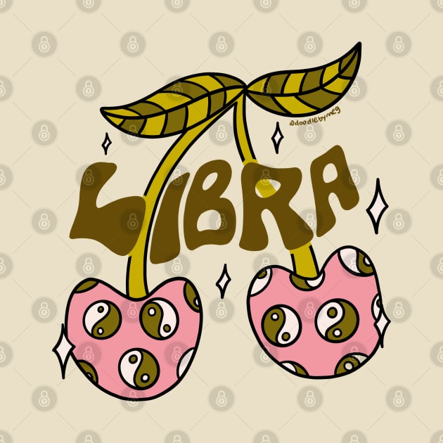 Libra Cherries by Doodle by Meg