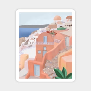 Santorini, Greece Magnet