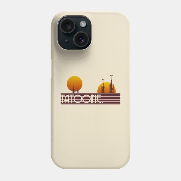 Twin Suns Tatooine Phone Case by reintdale