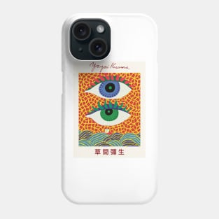 Yayoi Kusama Art Exhibition Poster Design Phone Case