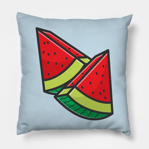watermelon Pillow by fflat hds