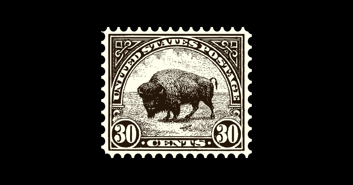 American Buffalo Stamp Stamp Collecting Posters and Art Prints