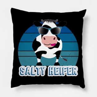 I'm Just a Salty Heifer Funny Sarcastic Salty AF Pillow