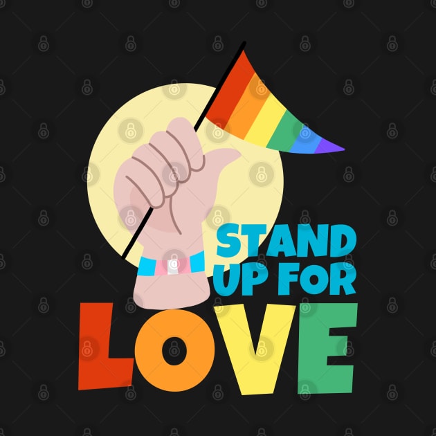 Stand Up For Love LGBT Pride by ricricswert