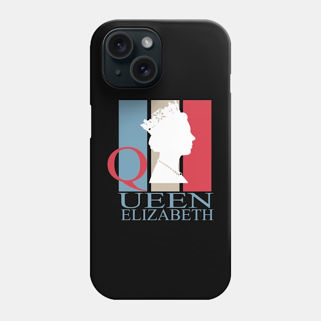 Queen Elizabeth Phone Case by Creation Cartoon