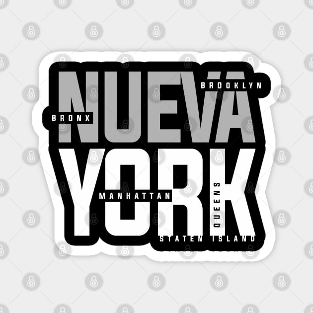 Nueva York Text Magnet by G! Zone