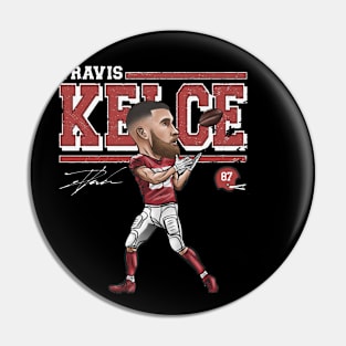 Travis Kelce Kansas City Cartoon Pin