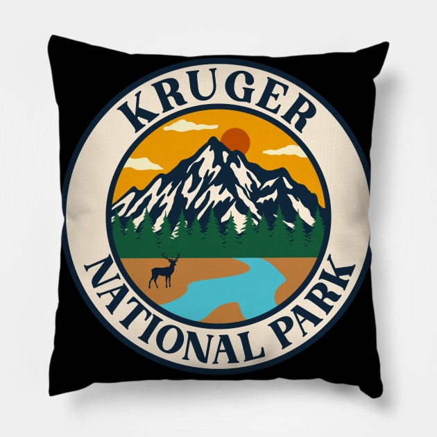 Kruger national park Pillow by Tonibhardwaj