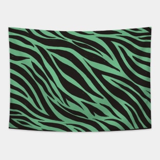 Zebra Print Pattern (GREEN) Tapestry