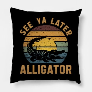 See Ya Later Alligator Pillow