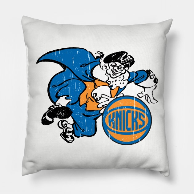 New York Knicks Pillow by Pink Umbrella