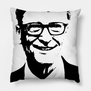 Bill Gates Pop Art Portrait Pillow