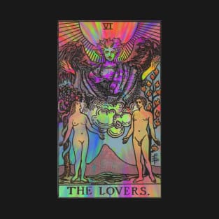 Psychedelic Tarot - The Lovers T-Shirt