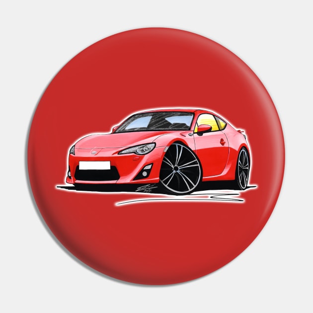 Toyota GT86 Red Pin by y30man5