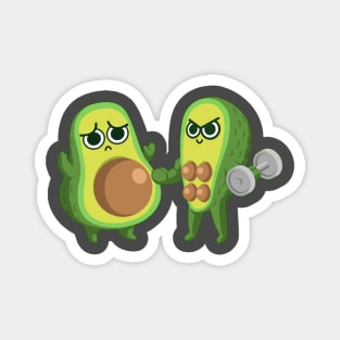 Avocado gym Magnet