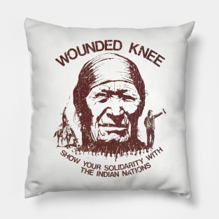 Wounded Knee 1890 - 1990 Vintage Pillow