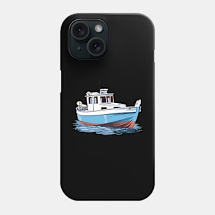 boat illustrator design Phone Case