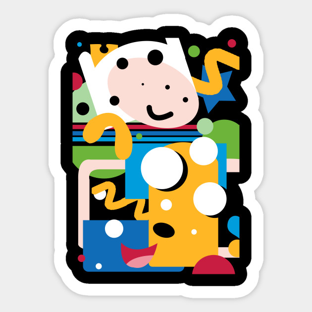 Adventure Time Abstract Adventure Time Sticker Teepublic Au