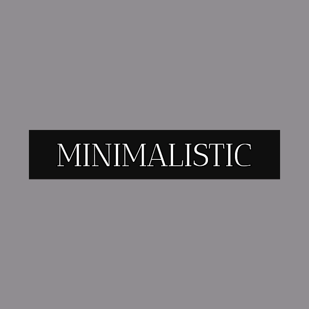 minimalistic by PreemTees