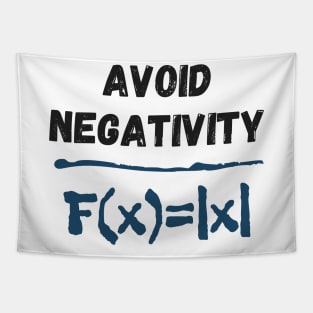 Negativity Formula Funny Saying Math Equation Tapestry