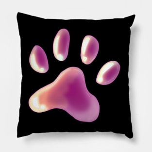 Pink Paw Pillow