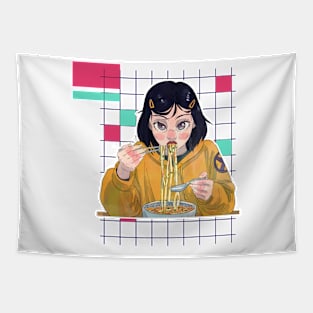 Noodle Girl! Tapestry