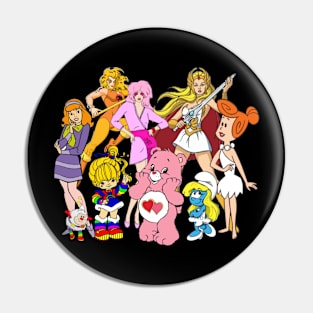 Vintage 80s Cartoons Pin