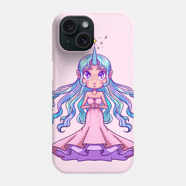 unicorn girl Phone Case by koneko
