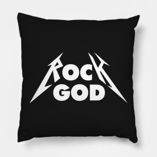 Metallica 'Rock God' Design in White Pillow