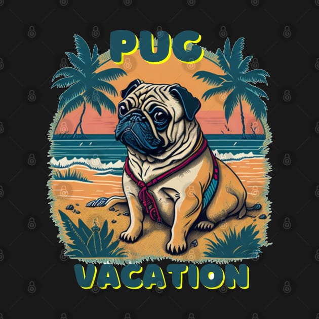 Pug vacation by MrPug