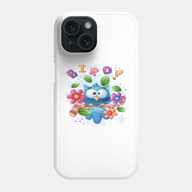 Owl ! cartoon Phone Case by walidhamza