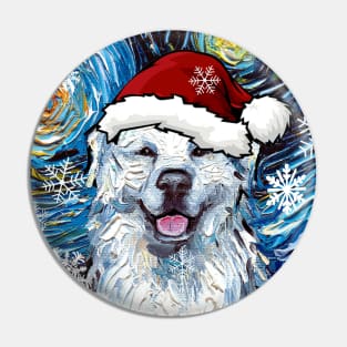 Great Pyrenees Santa Pin