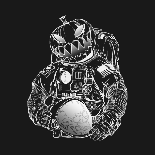 Astronaut's dark Halloween by Topotopo