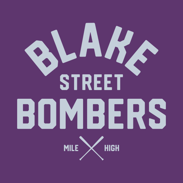 Colorado 'Blake Street Bombers' Baseball Fan T-Shirt: Ignite Your Mile High Spirit with a Legendary Design! by CC0hort