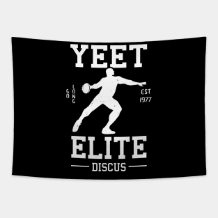 Yeet Elite Discus Athlete Track N Field Athletics Tapestry