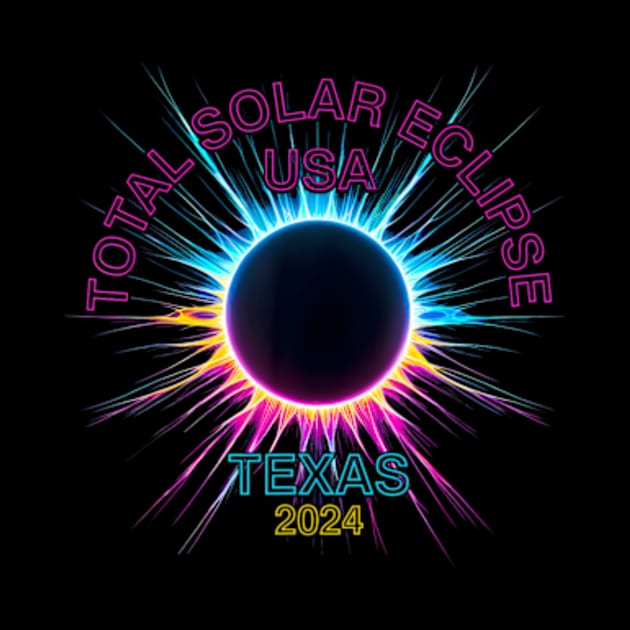 Total Solar Eclipse Texas For Wo 2024 by SanJKaka