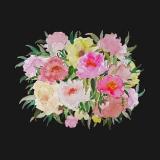 Peonies Bouquet T-Shirt