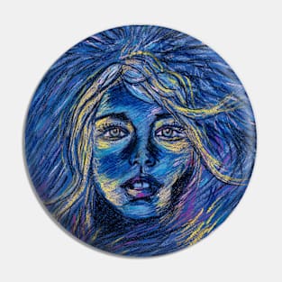 winter girl Pin