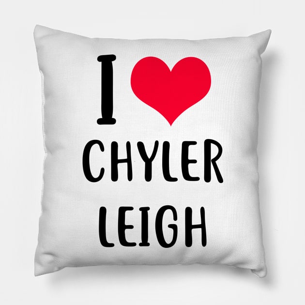 i love chyler leigh Pillow by planetary