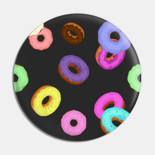 Cool and fun colorful donuts pattern Pin