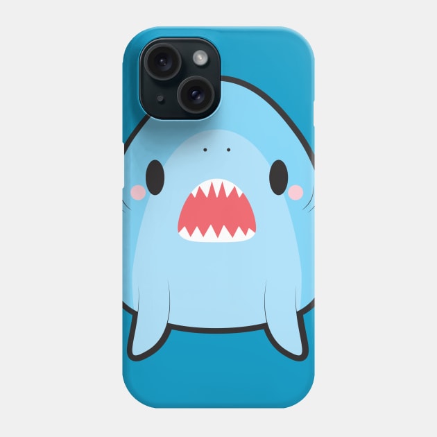 Blue Shark Phone Case by anji