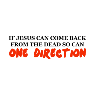 IF JESUS CAN COME BACK FROM THE DEAD SO CAN ONE DIRECTION T-Shirt