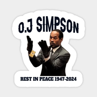 OJ Simpson Rest in Peace Magnet