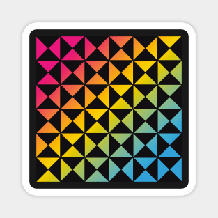 Rainbow Triangle Pattern v1 Magnet