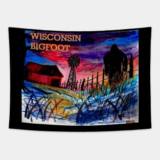 Wisconsin Bigfoot Tapestry