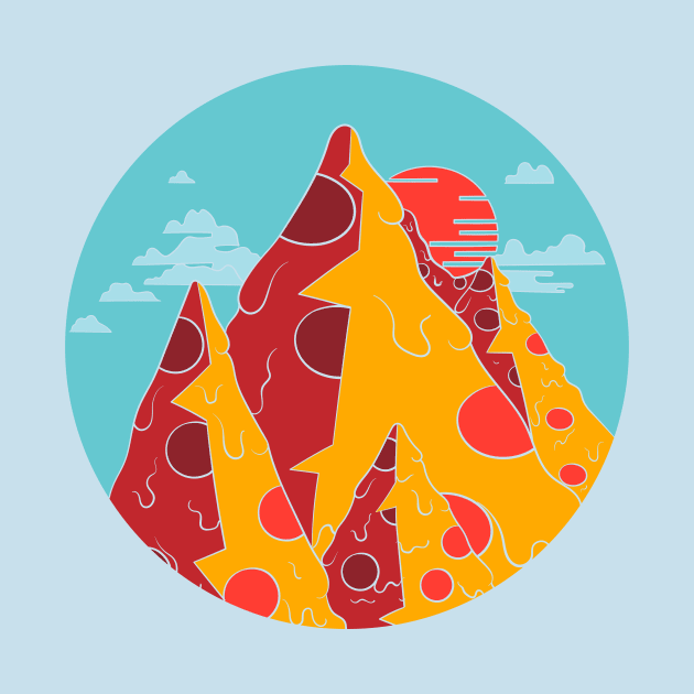 Pizza Mountain by Oiyo