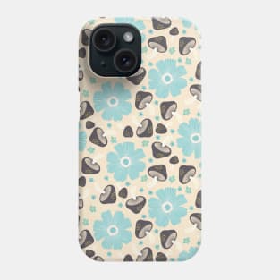 Mushrooms and Flowers Phone Case