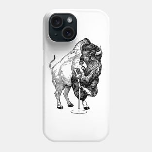 SEEMBO Bison Karaoke Singing Musician Vocalist Sing Fun Band Phone Case