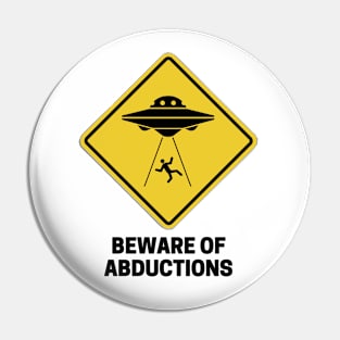 Beware of Abductions Pin